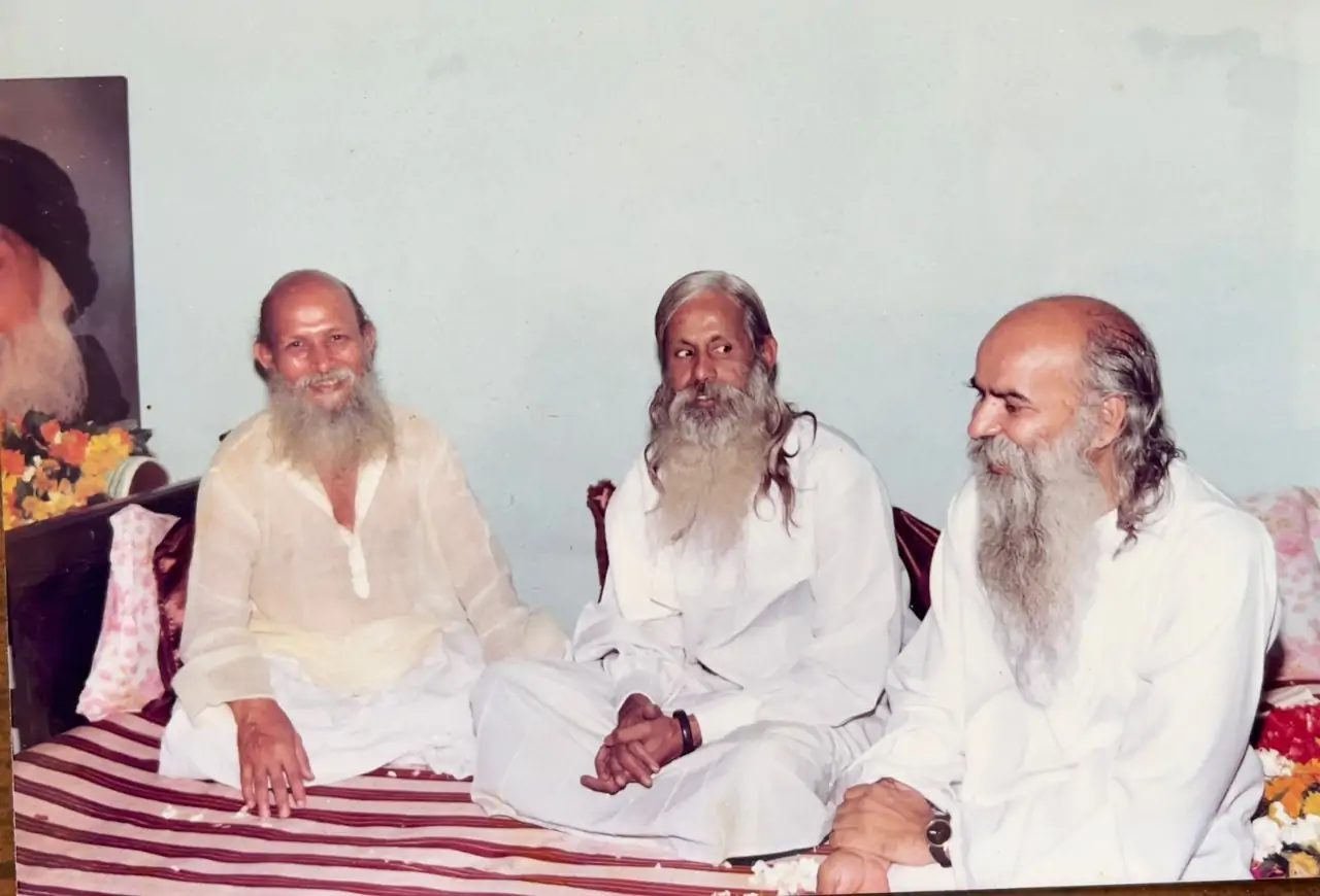 Baba with Bhrama vedant swami